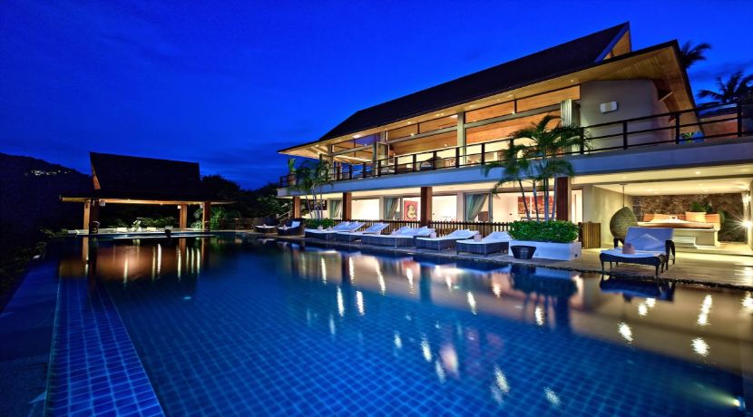 Belle villa vue mer à Bophut Koh Samui à vendre 0010