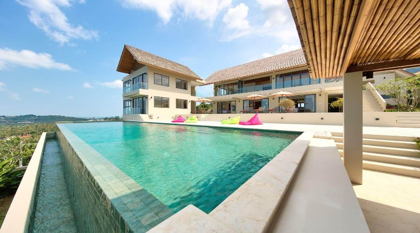 Villa 6 chambres à Bophut Koh Samui vue mer à vendre 04