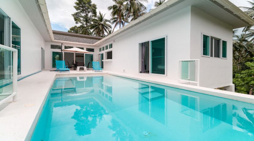 Villa de 3 chambres avec piscine dans la cocoteraie de Lamai Koh Samui