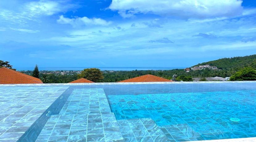 Villa luxueuse à vendre à Chaweng Koh Samui vue mer 02