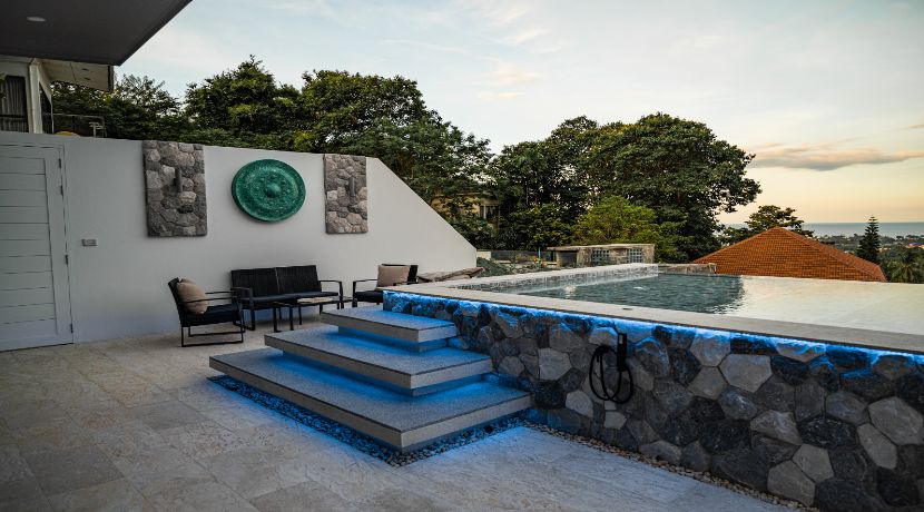 Villa luxueuse à vendre à Chaweng Koh Samui vue mer 031