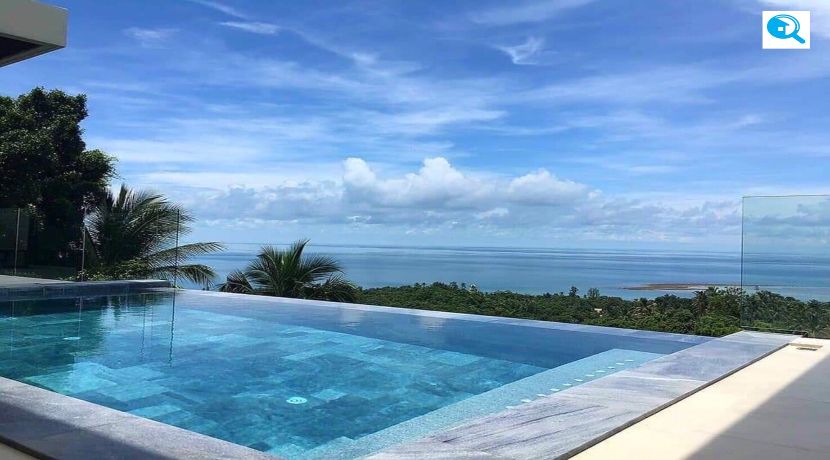 Villa neuve à vendre à Lamai Koh Samui – 3 chambres – vue mer