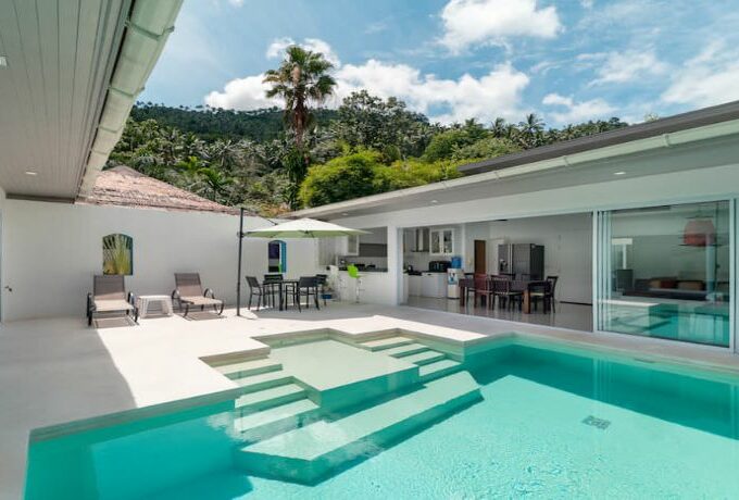 villa 3 chambres avec piscine à Lamai Koh Samui à vendre