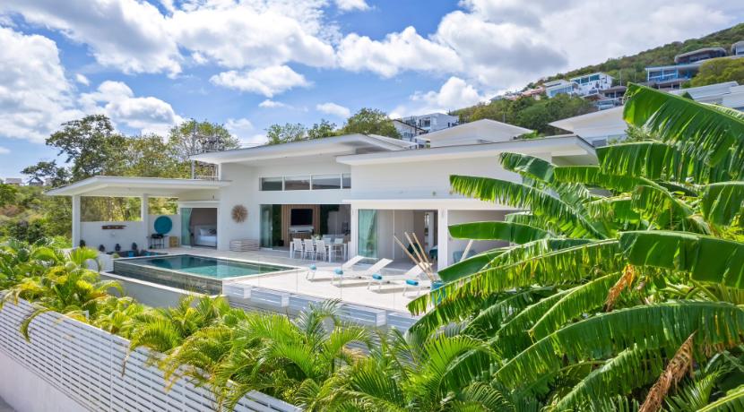 Villa neuve vue mer à vendre à Bophut Koh Samui – 3 chambres – piscine