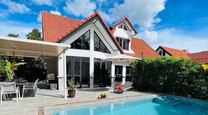 Villa 4 chambres à Bophut Koh Samui avec piscine et jardin à vendre
