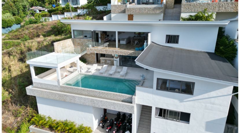 Villa neuve vue mer à vendre à Bophut Koh Samui 002A