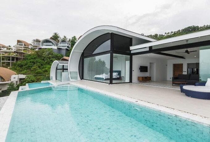 New sea view villa