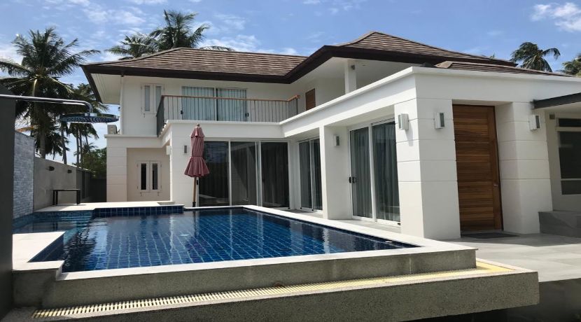 A vendre villa 3 chambres Bophut Koh Samui avec piscine