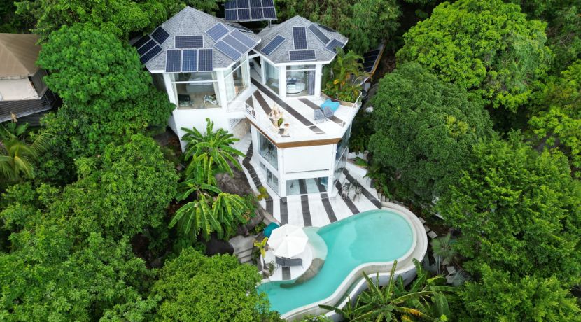 Superbe villa de luxe de 5 chambres vue mer à Chaweng Noi à vendre