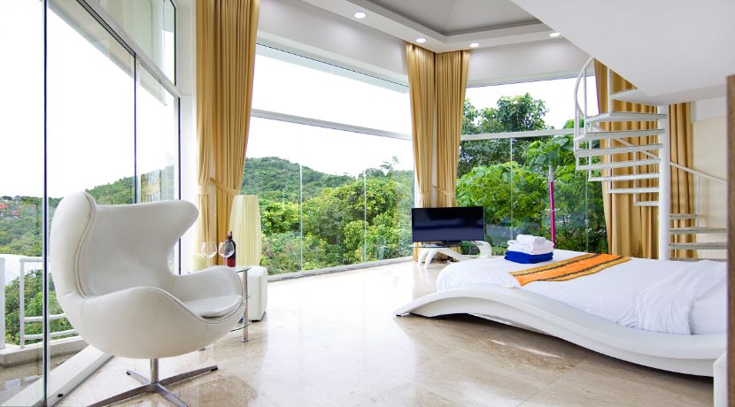 Superbe villa de luxe de 5 chambres vue mer à Chaweng Noi à vendre 09