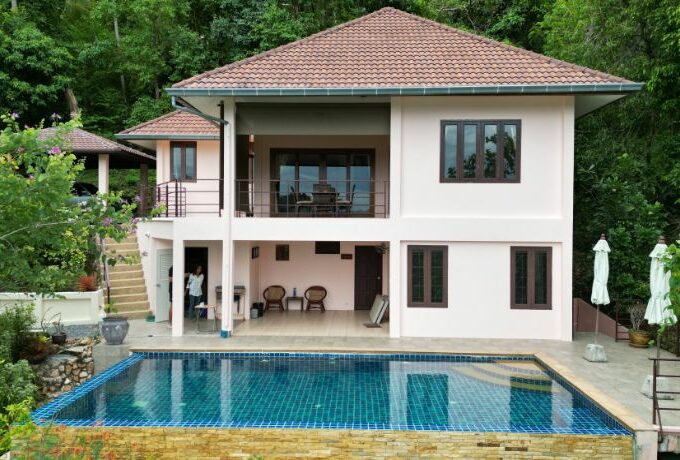 For sale sea view villa in Taling Ngam Koh Samui