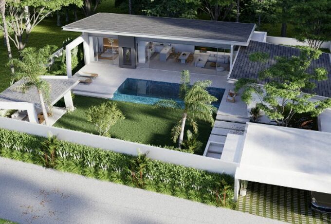Attractive 3 bedroom villa under construction for sale in Maenam koh Samui