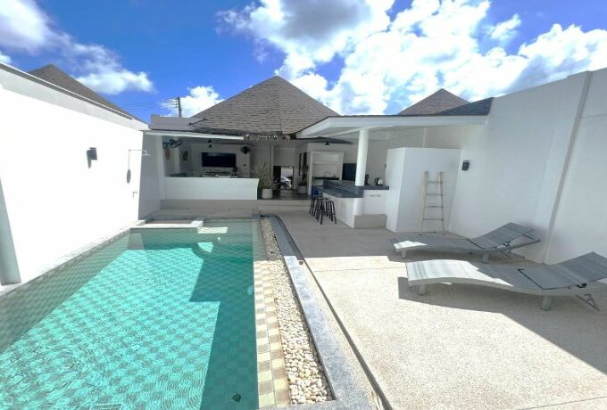 Villa de type balinais 3 chambres piscine à vendre à Bophut - Koh Samui