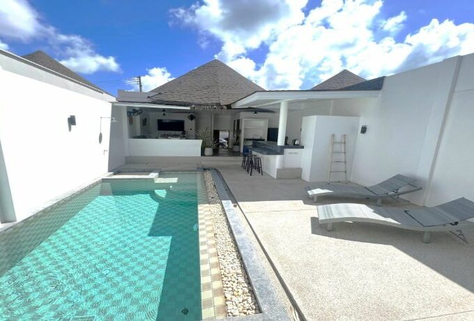 Balinese style 3 bedroom pool villa for sale in Bophut - Koh Samui