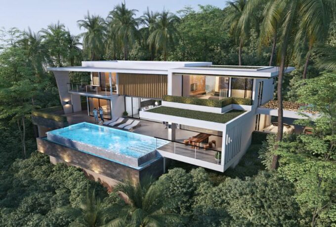 Villa à Bang Makham à vendre - 3 chambres - vue mer