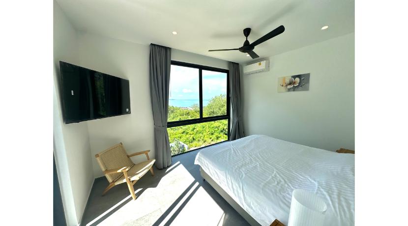 Villa moderne vue mer Bophut à Koh Samui à vendre 0022
