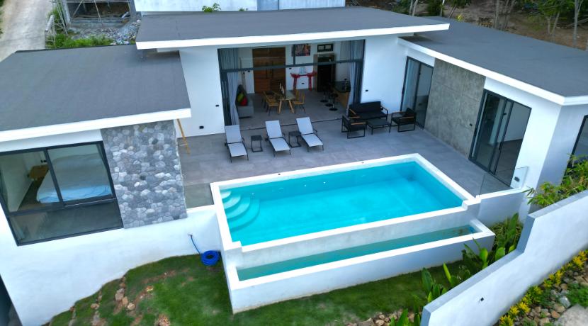 Villa moderne vue mer Bophut à Koh Samui à vendre 0024