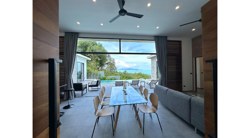 Villa moderne vue mer Bophut à Koh Samui à vendre 008