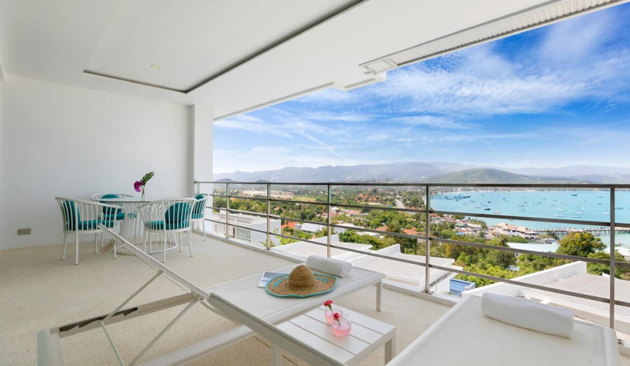 ABGK001 Appartement avec vue imprenable sur la mer à Samui